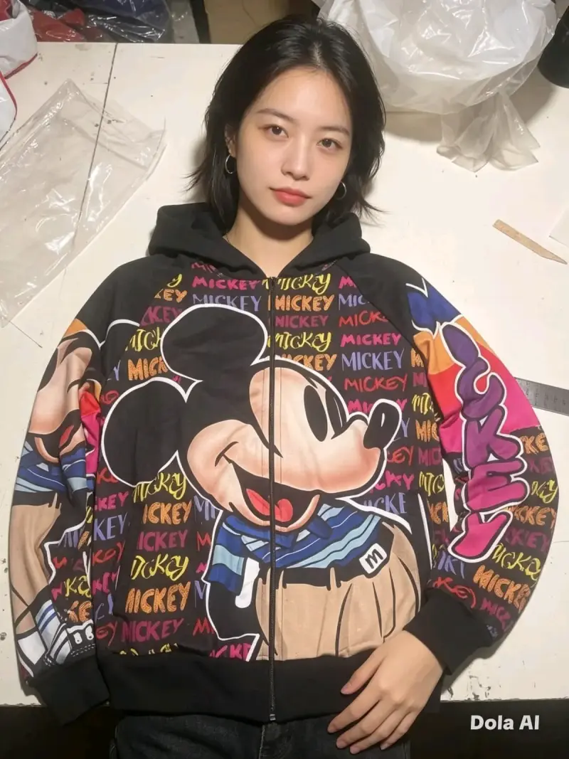 Polerón con capucha de Mickey Mouse para mujer - 1