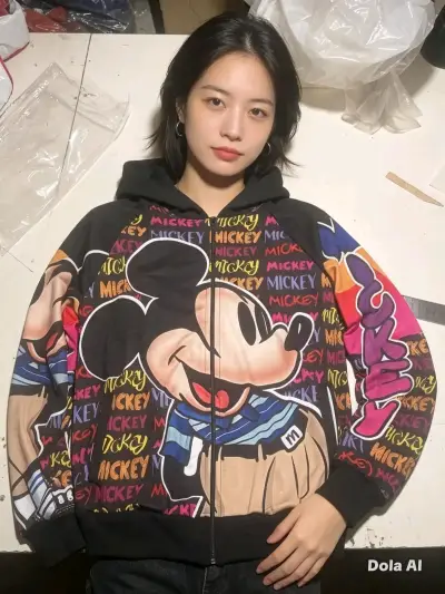 Polerón con capucha de Mickey Mouse para mujer - miniatura 1