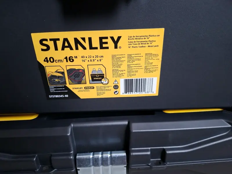 Caja de herramientas Stanley 8 litros 16" - 2