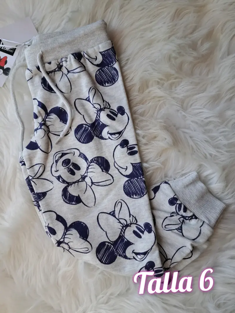 Pantalones de niña Minnie Mouse talla 6