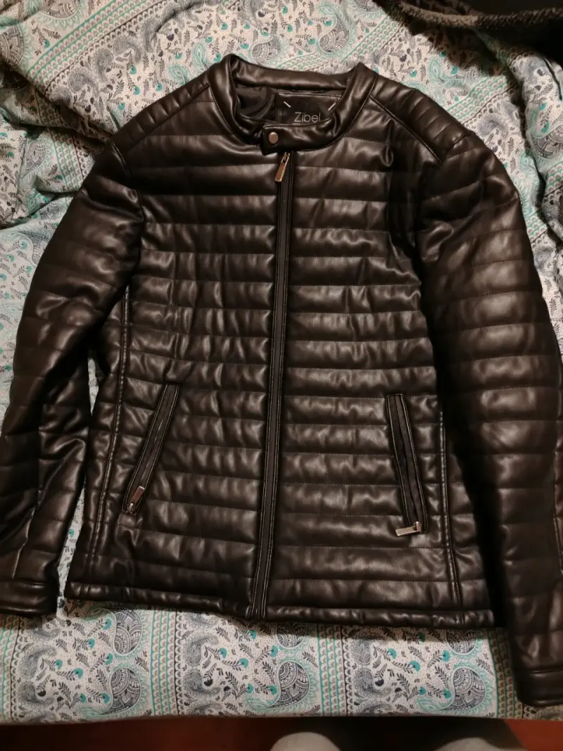 Chaqueta acolchada negra para hombre Zibel talla L - 1