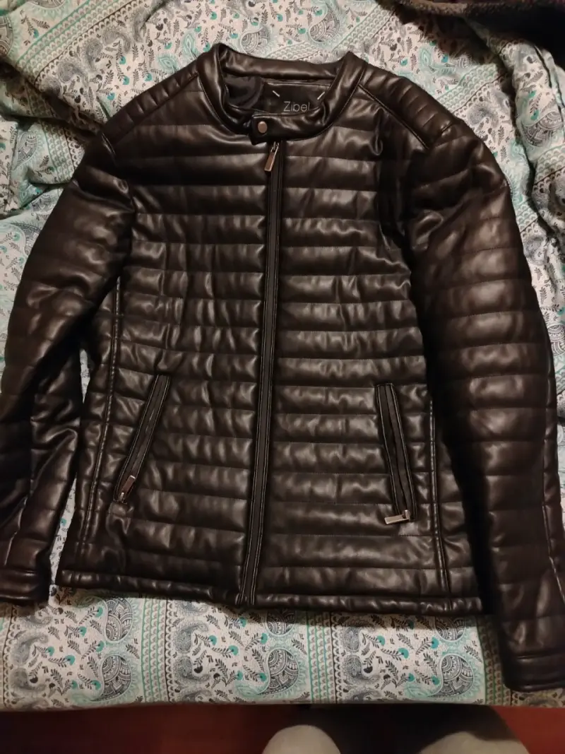 Chaqueta acolchada negra para hombre Zibel talla L - 3