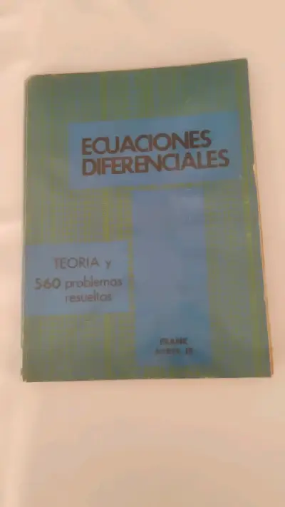 Libro Ecuaciones Diferenciales con 560 Problemas Resueltos - miniatura 1