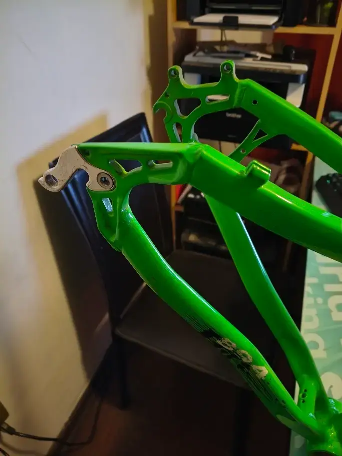 Cuadro de bicicleta verde para BMX - 4