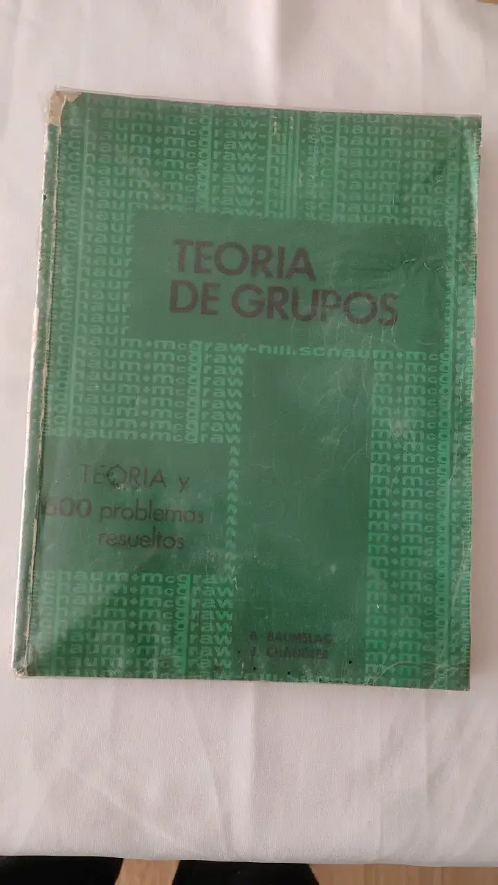 Libro Teoría de Grupos con 600 Problemas Resueltos - 1