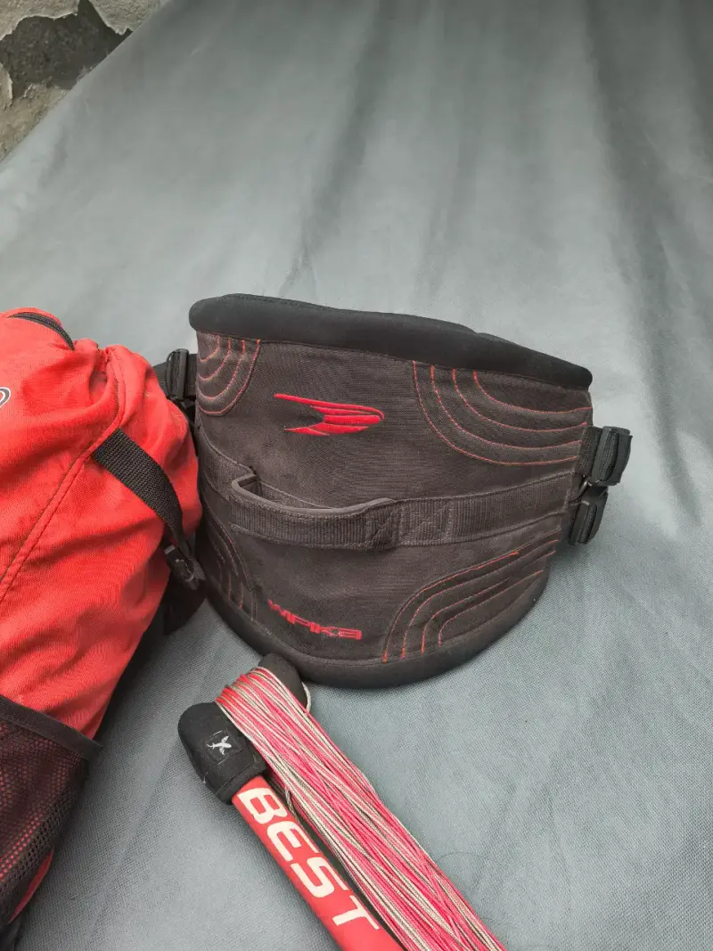 Cometa de Kitesurf Roja y Azul 15m - 5