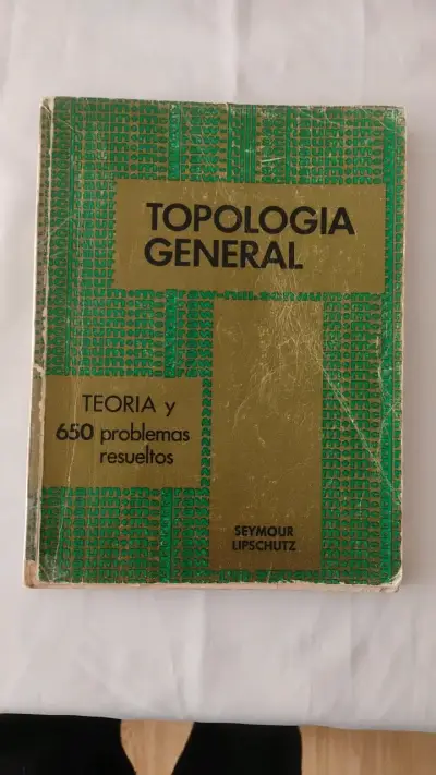 Libro Topología General de Seymour Lipschutz - miniatura 1