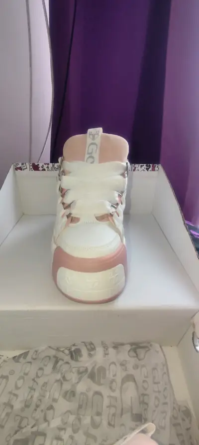Zapatillas plataforma blancas y rosadas Gotta - miniatura 5