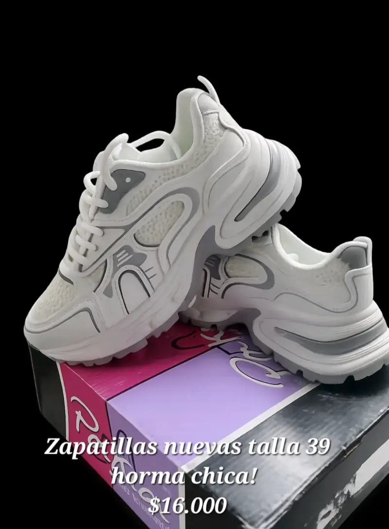 Zapatillas deportivas blancas talla 39 nuevas