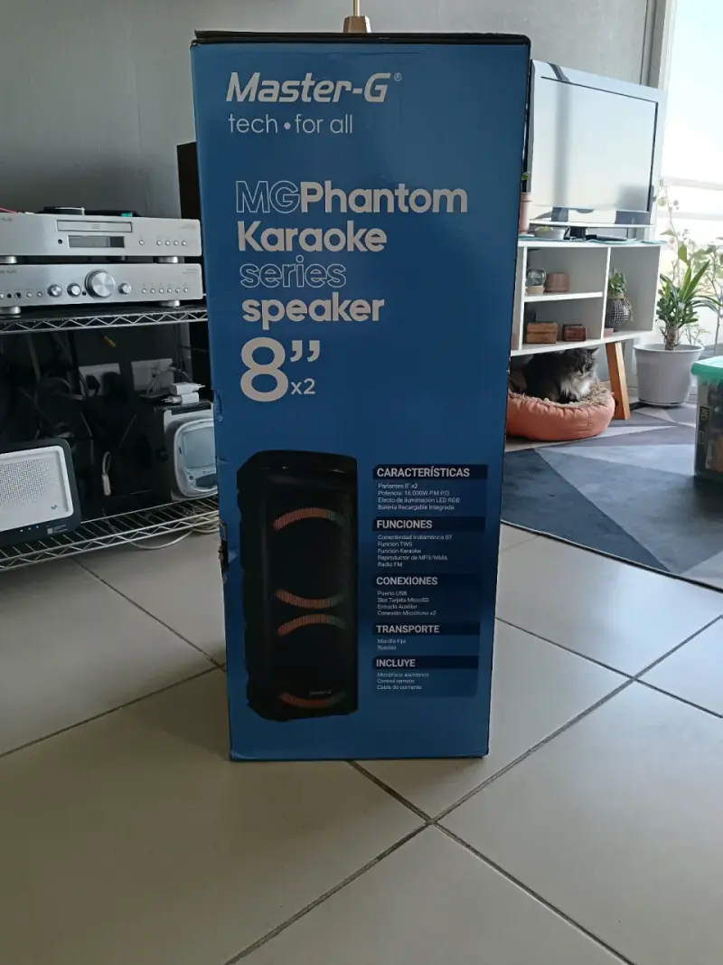 Parlante Karaoke Master-G MG Phantom 8 pulgadas - 1