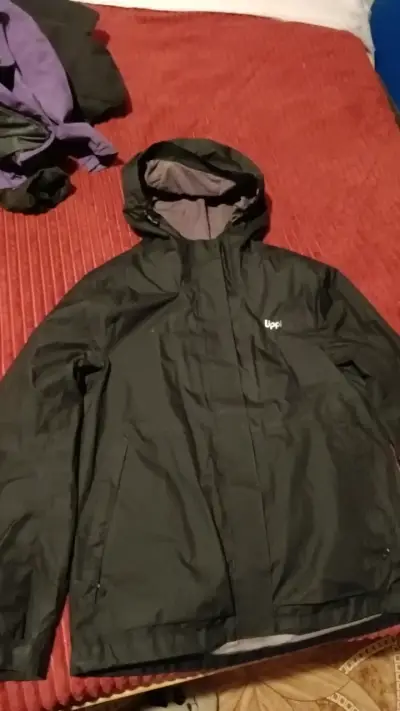 Chaqueta impermeable negra lippi W Blizzard - miniatura 1