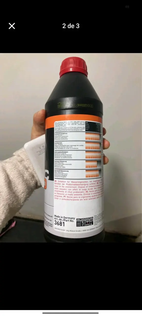 Aceite de Transmisión Automática Liqui Moly Top Tec 1200 1L - 2