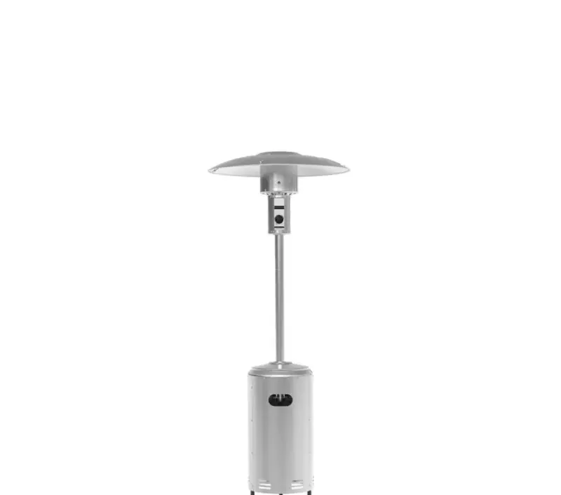 Calefactor de Patio a Gas en Acero Inoxidable