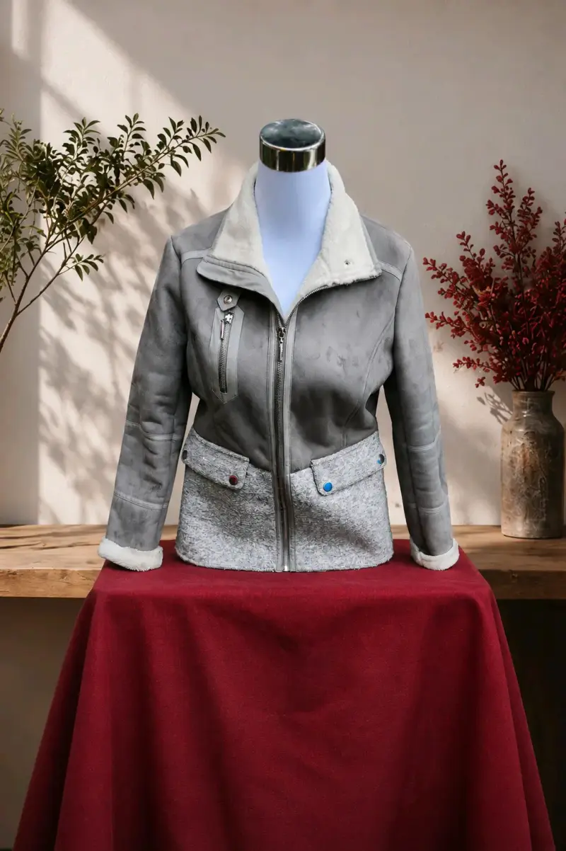 Chaqueta gris en excelente estado - 1
