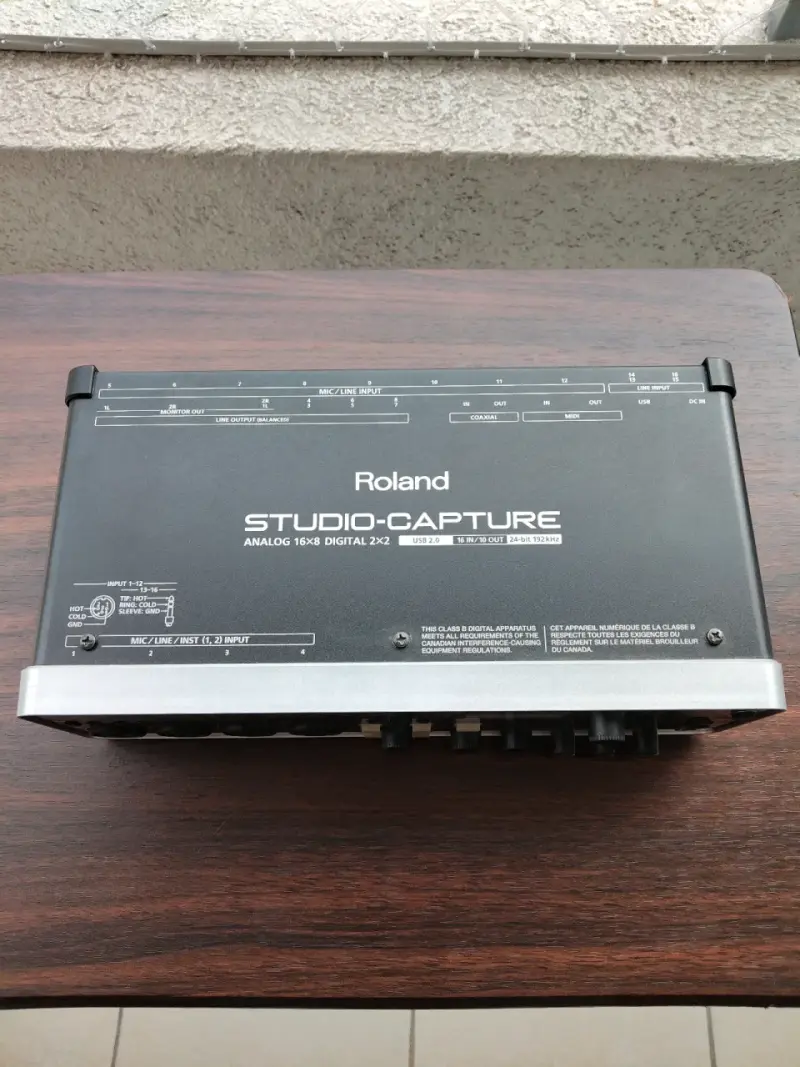 Interfaz de Audio Roland Studio-Capture 16x10 - 2