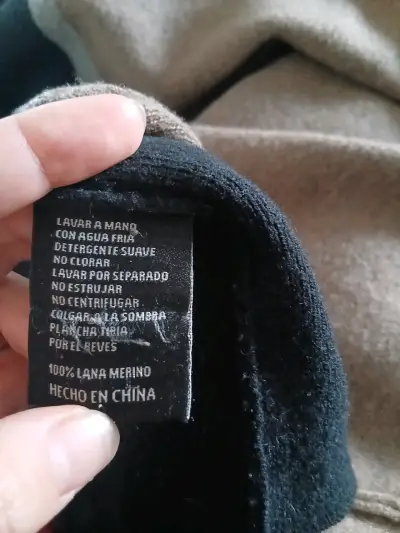 Falda de lana merino Saville Row color marrón - miniatura 3