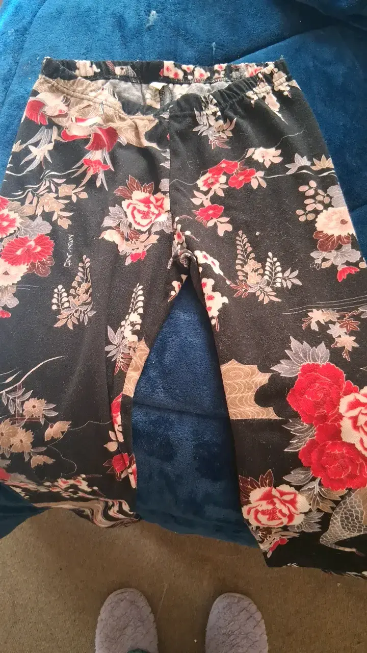 Pantalones estampados florales para mujer - 1