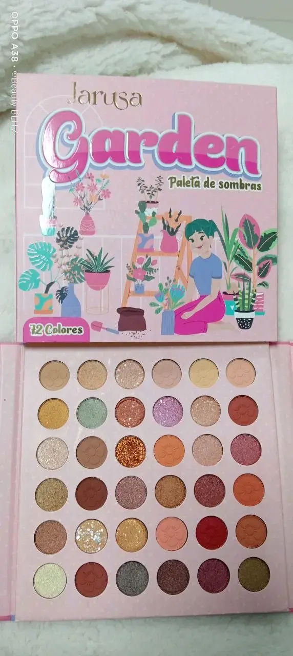 Paleta de sombras Jarusa Garden y Luau 72 colores - 1