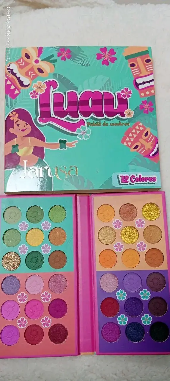 Paleta de sombras Jarusa Garden y Luau 72 colores - 3