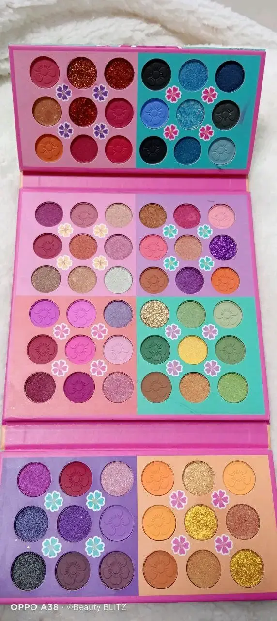 Paleta de sombras Jarusa Garden y Luau 72 colores - 4