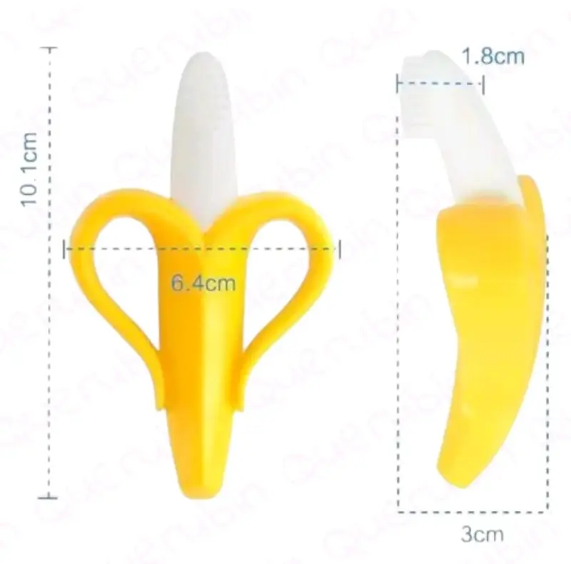 Mordedor de Silicona para Bebé en Forma de Banana - 2