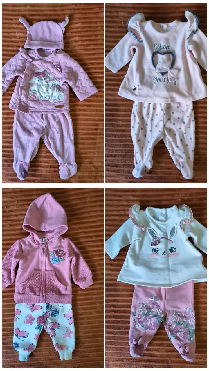 Lote de ropa (conjuntos, pijamas, etc) bebé niña