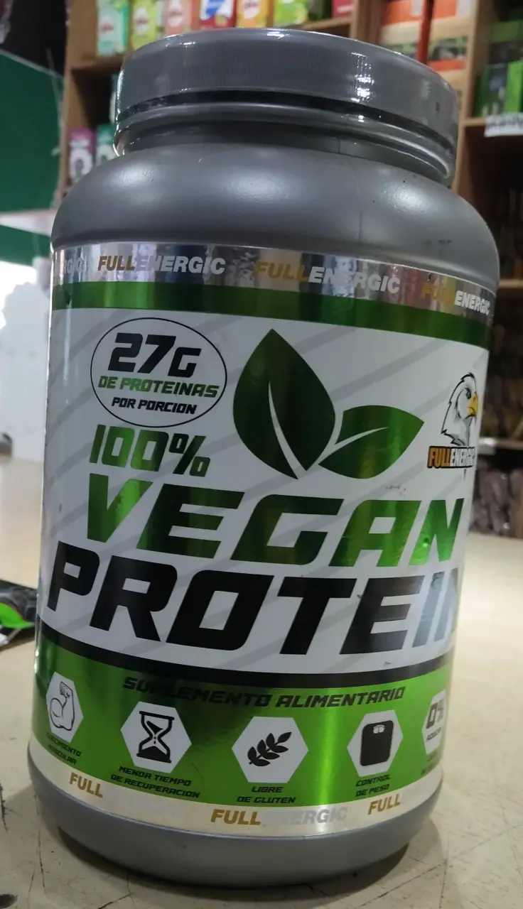 Proteína Vegana 100% Full Energic 27g por Porción
