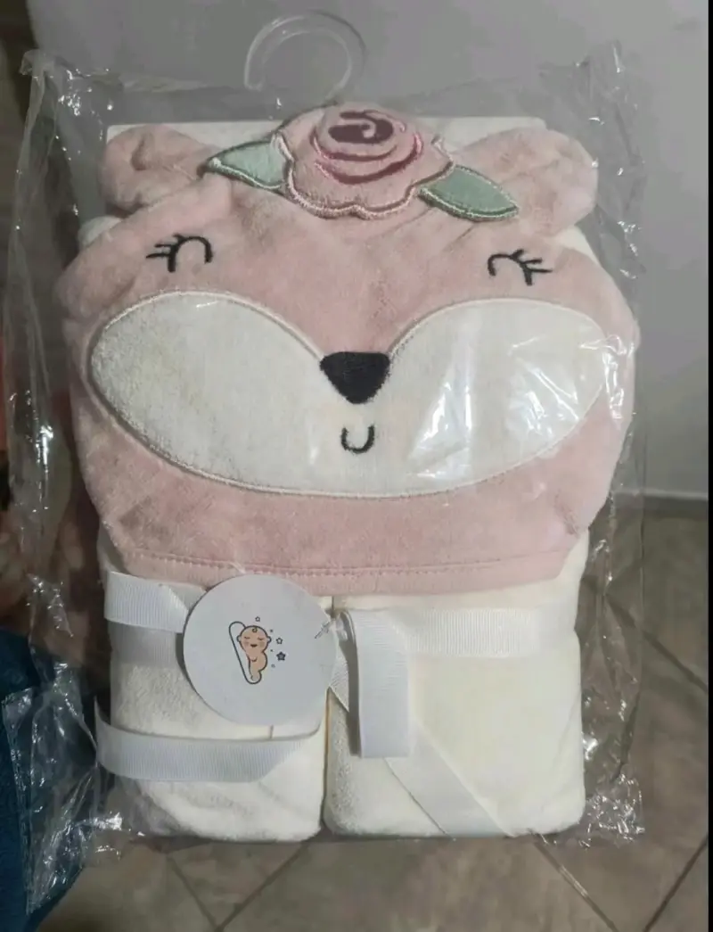 Batas de baño infantiles con capucha de animalitos - 3