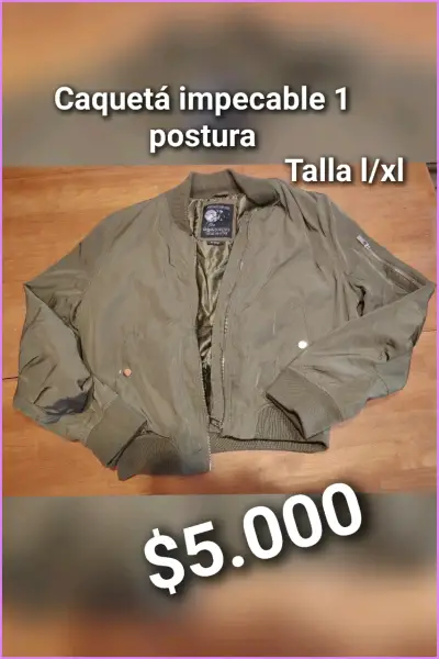 Chaqueta verde Urban Surface talla L/XL - miniatura 1