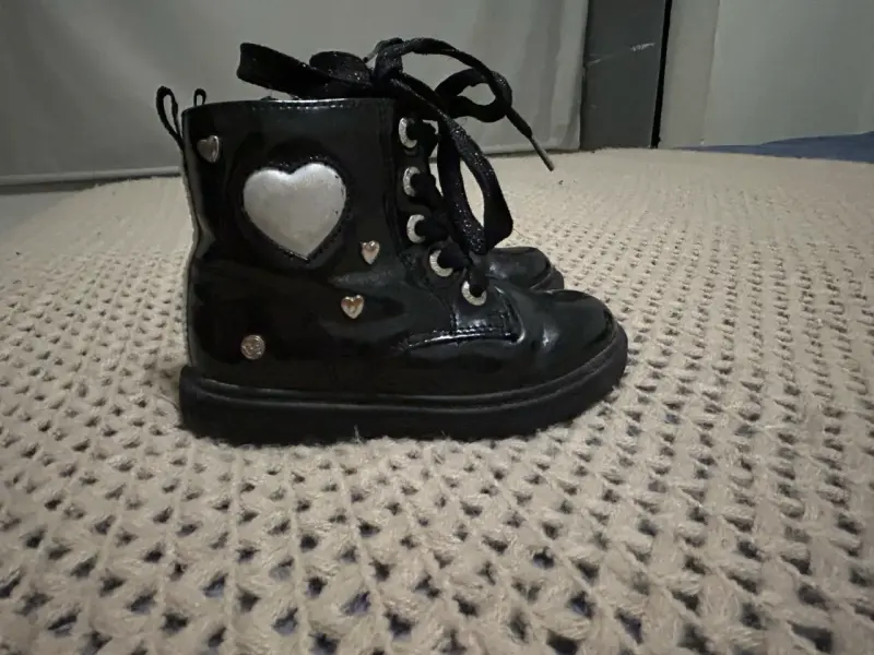 Botines negros para niña talla 25 - 3