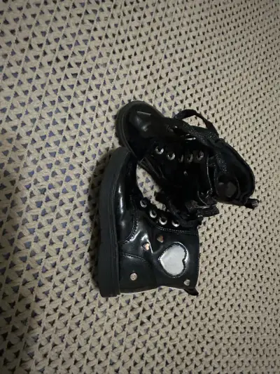 Botines negros para niña talla 25 - miniatura 4