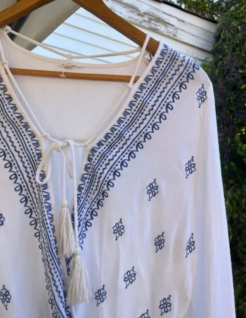 Blusa En Cremé - talla M - 3
