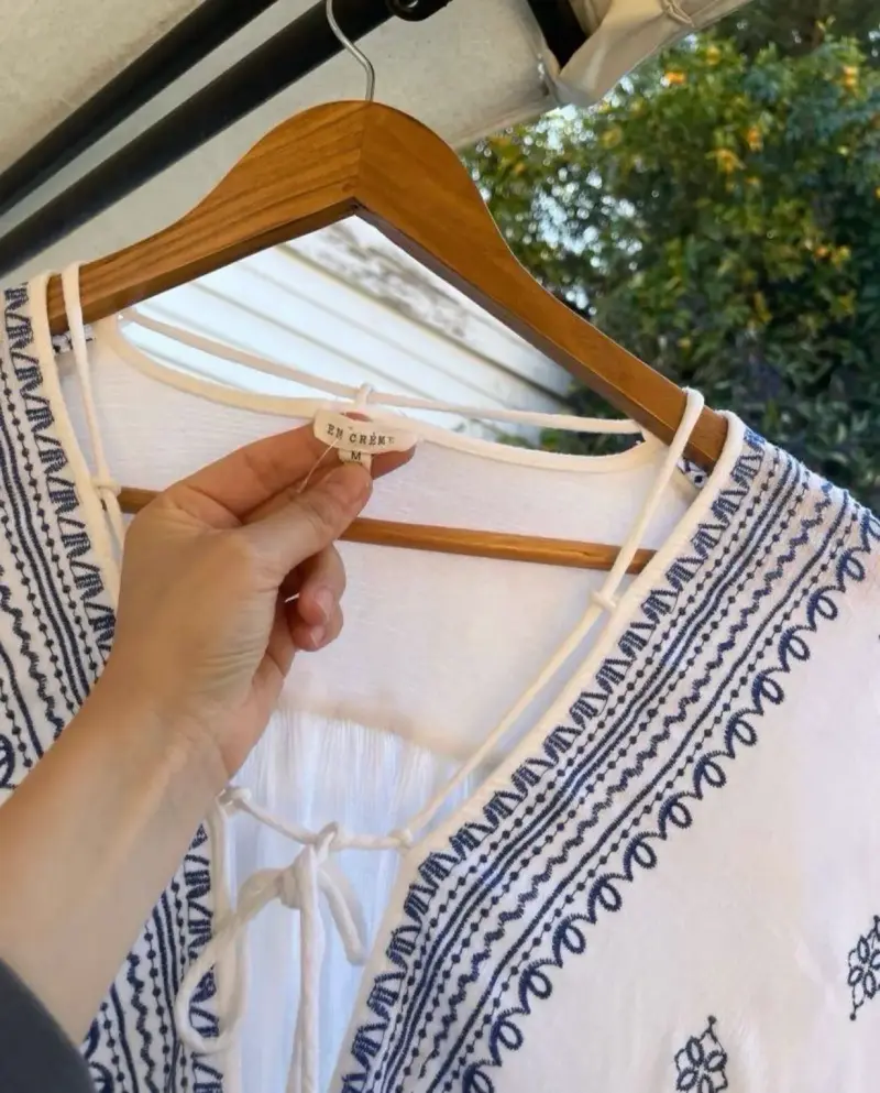 Blusa En Cremé - talla M - 4