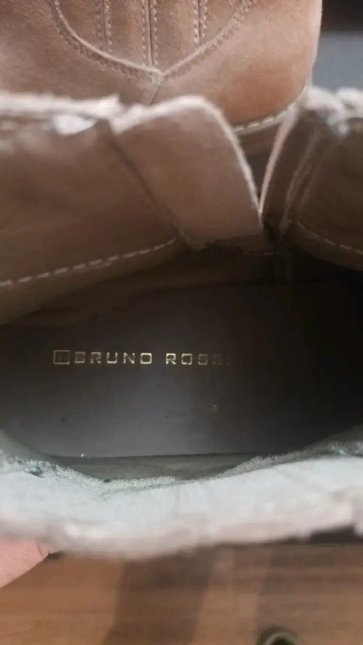 Botines de gamuza color marrón Bruno Rossi - 2