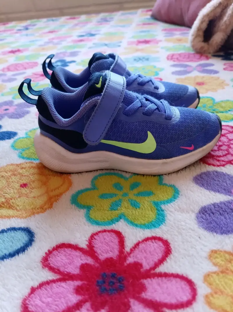 Zapatillas deportivas infantiles Nike azules - 2