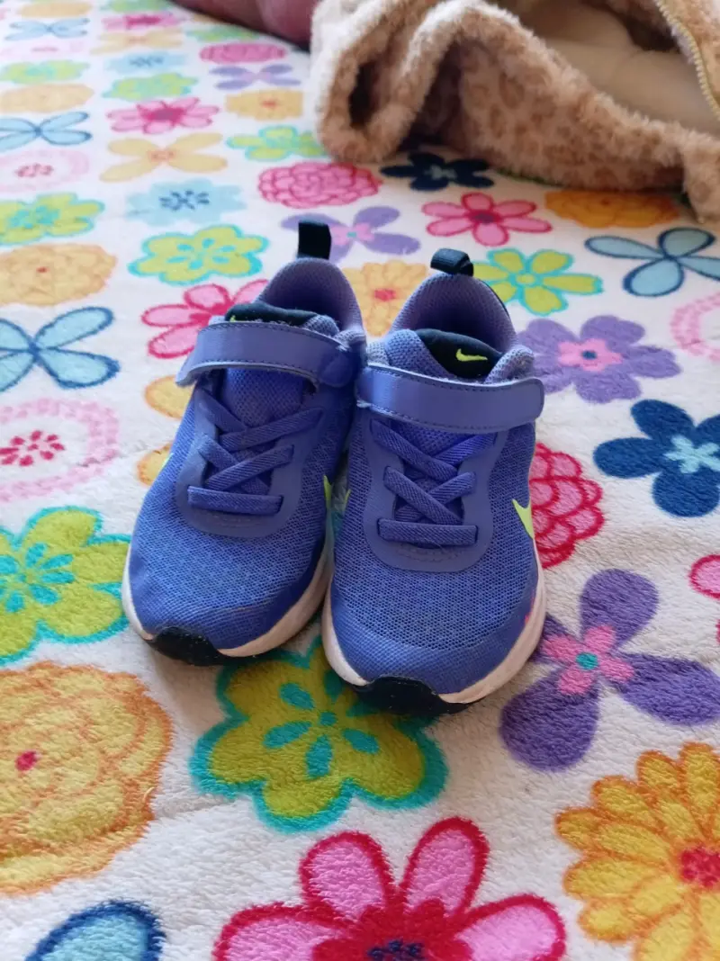 Zapatillas deportivas infantiles Nike azules - 4