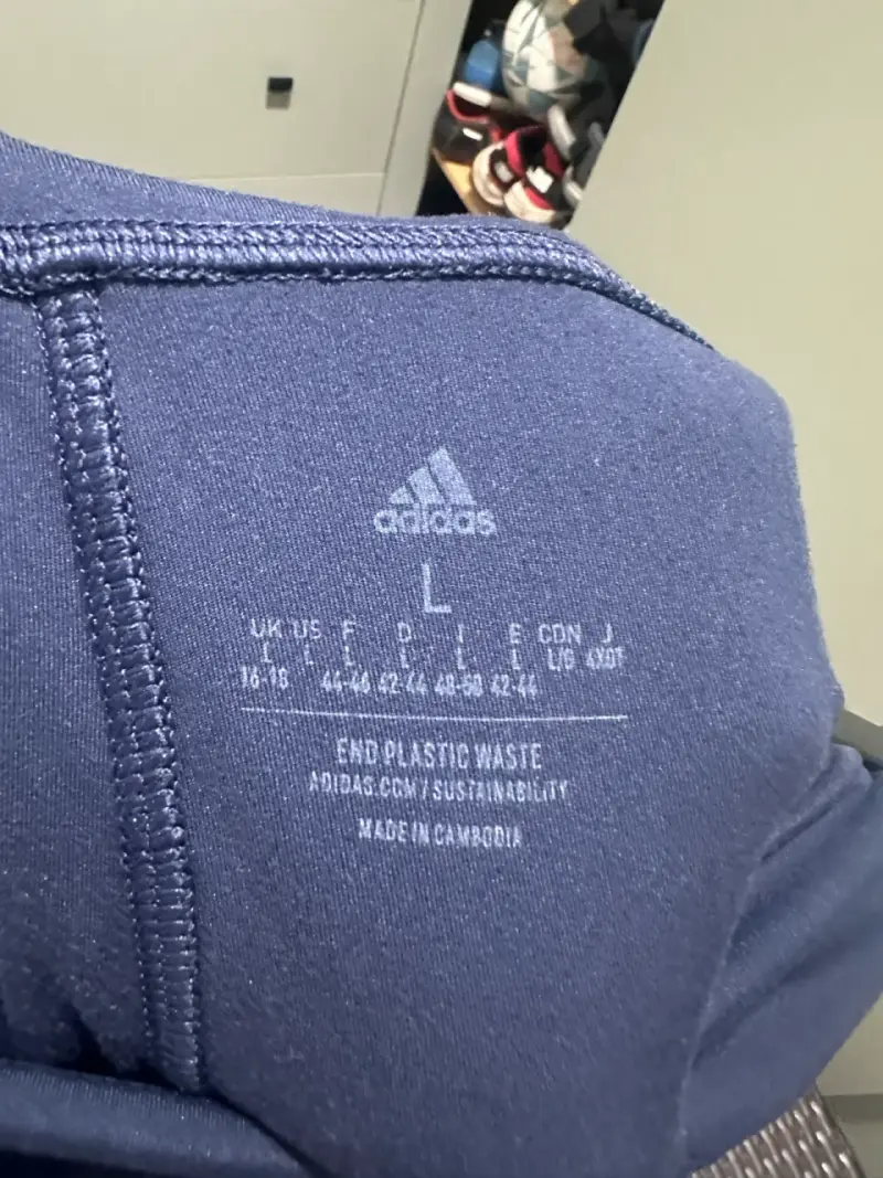 Leggings deportivos Adidas azul marino para mujer - 3