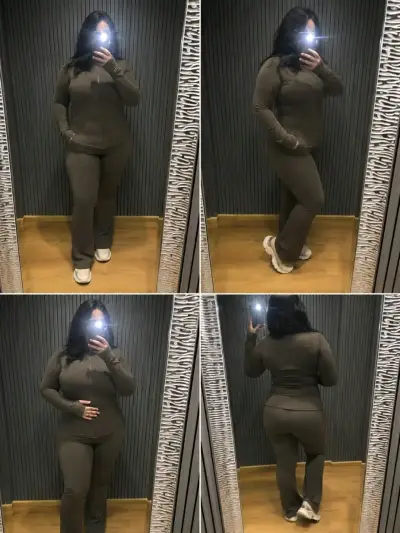 Conjunto deportivo para mujer con cierre - miniatura 2