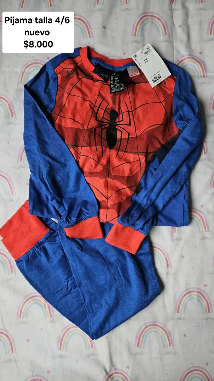 Pijama de niño Spiderman talla 4/6 nuevo