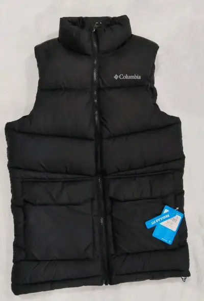 Chaleco acolchado negro Columbia para invierno - miniatura 1