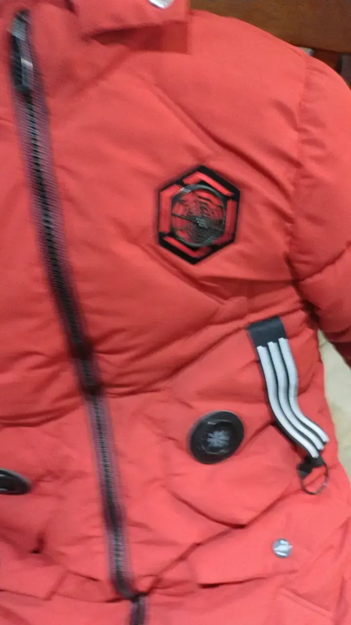 Abrigo de invierno para niños con capucha de piel sintética - 2