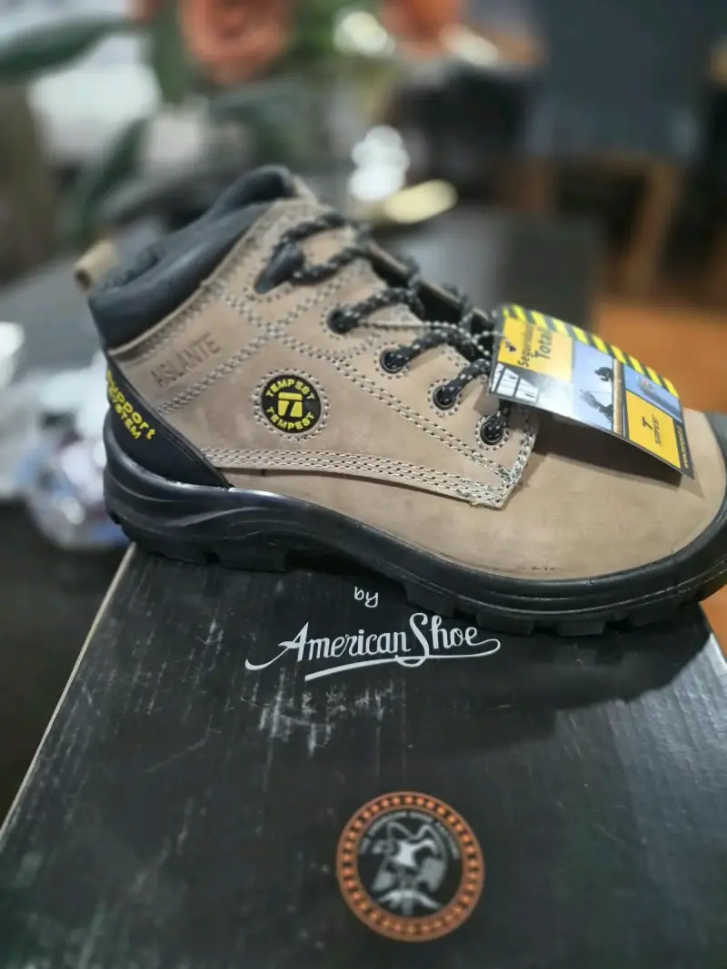 Botas de seguridad American Shoe Aslante marrón - 1