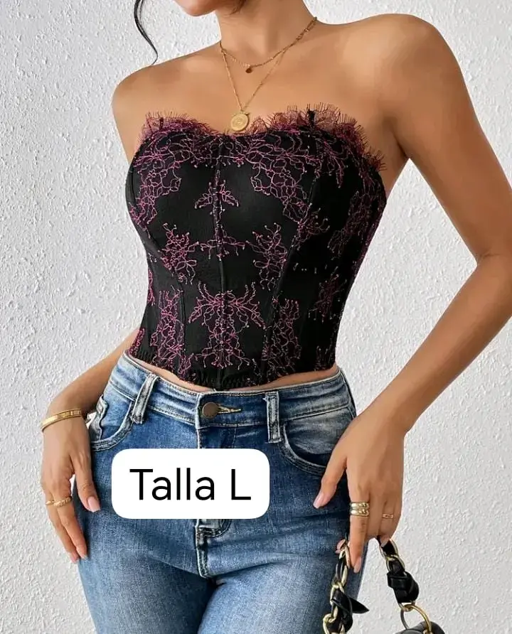 Corset elegante en varios colores y tallas - 3