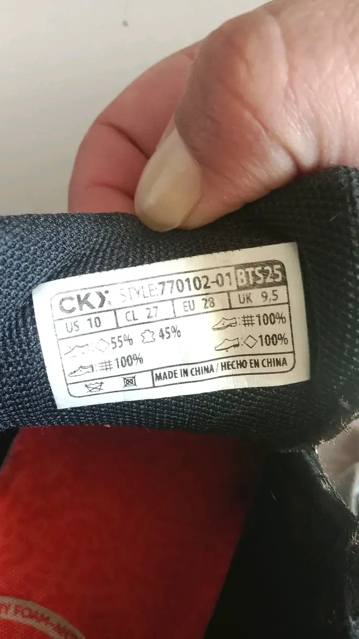 Zapatos de niño negros CKY con velcro - 3