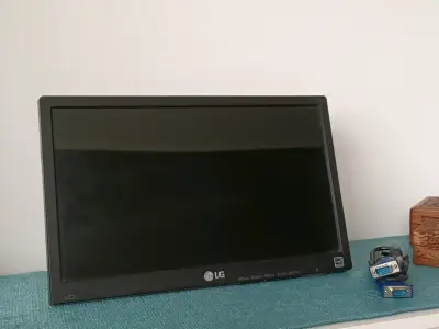 Monitor LG LED 16  pulgadas con cables VGA - miniatura 1