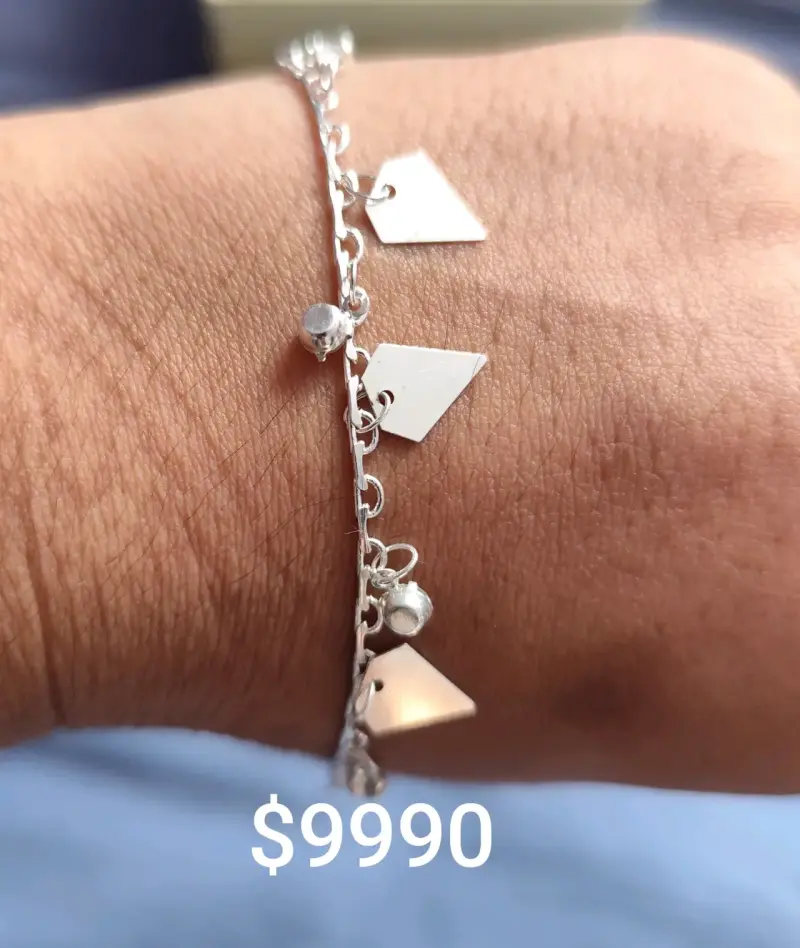 Pulsera de plata con diseño elegante - 2