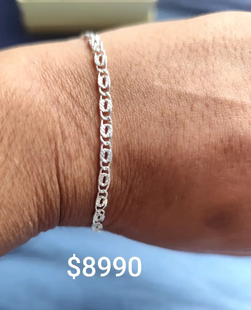Pulsera de plata con diseño elegante - 3