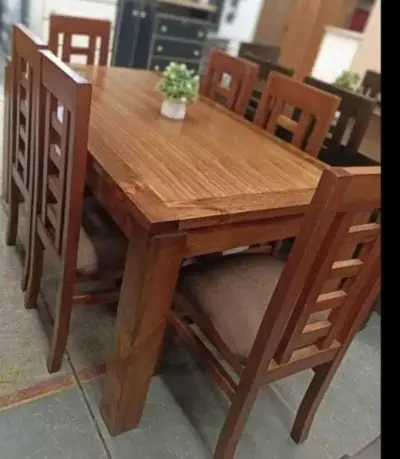 Juego de Comedor de Madera para 4,6y Personas - miniatura 1
