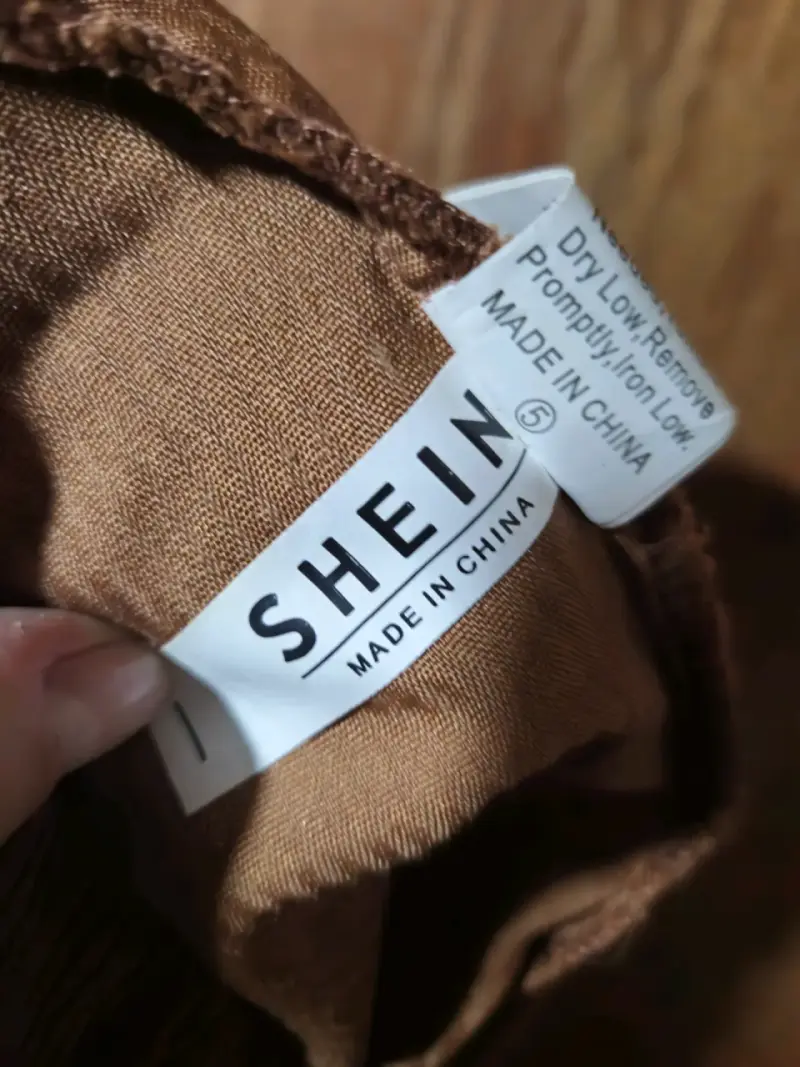 Falda de pana marrón Shein talla 3XL - 3