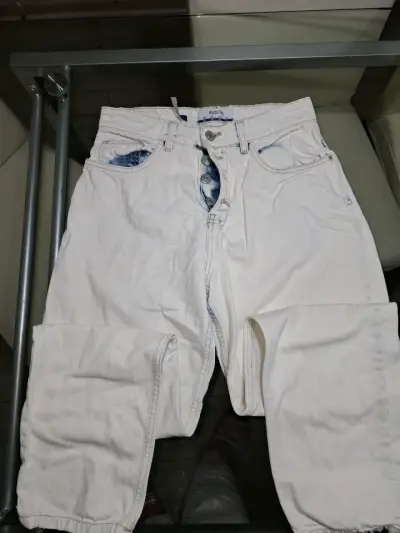 Jeans blancos de mezclilla Sybilla para mujer - miniatura 1